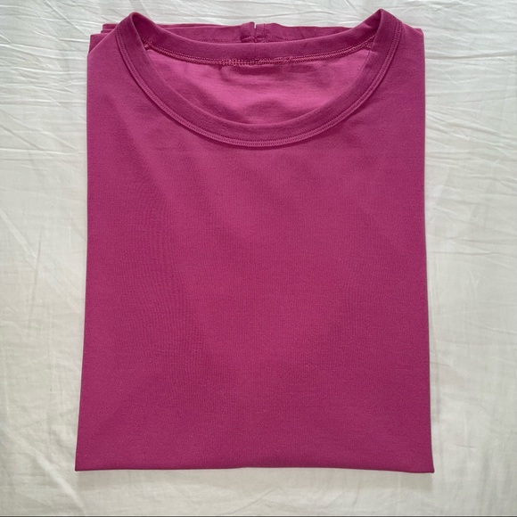 Lululemon Medium Fundamental Tee Pink Lychee - Picture 2 of 4